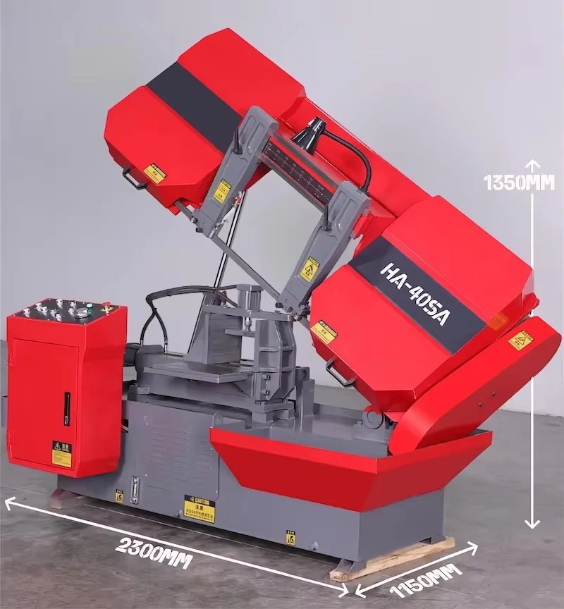 Semi-Automatic Hydraulic Scissor Horizontal 45 Angle Saw Machine Metal Cutting Band Saw for Metal Rubber for Metal Rubber Making