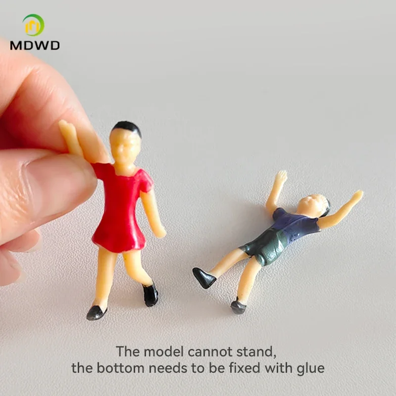 25/30 Skala Gebäude Sand Tisch Material Landschaft Kinder Simulation Charakter Farbe Modell Charakter Begeisterte Kinder