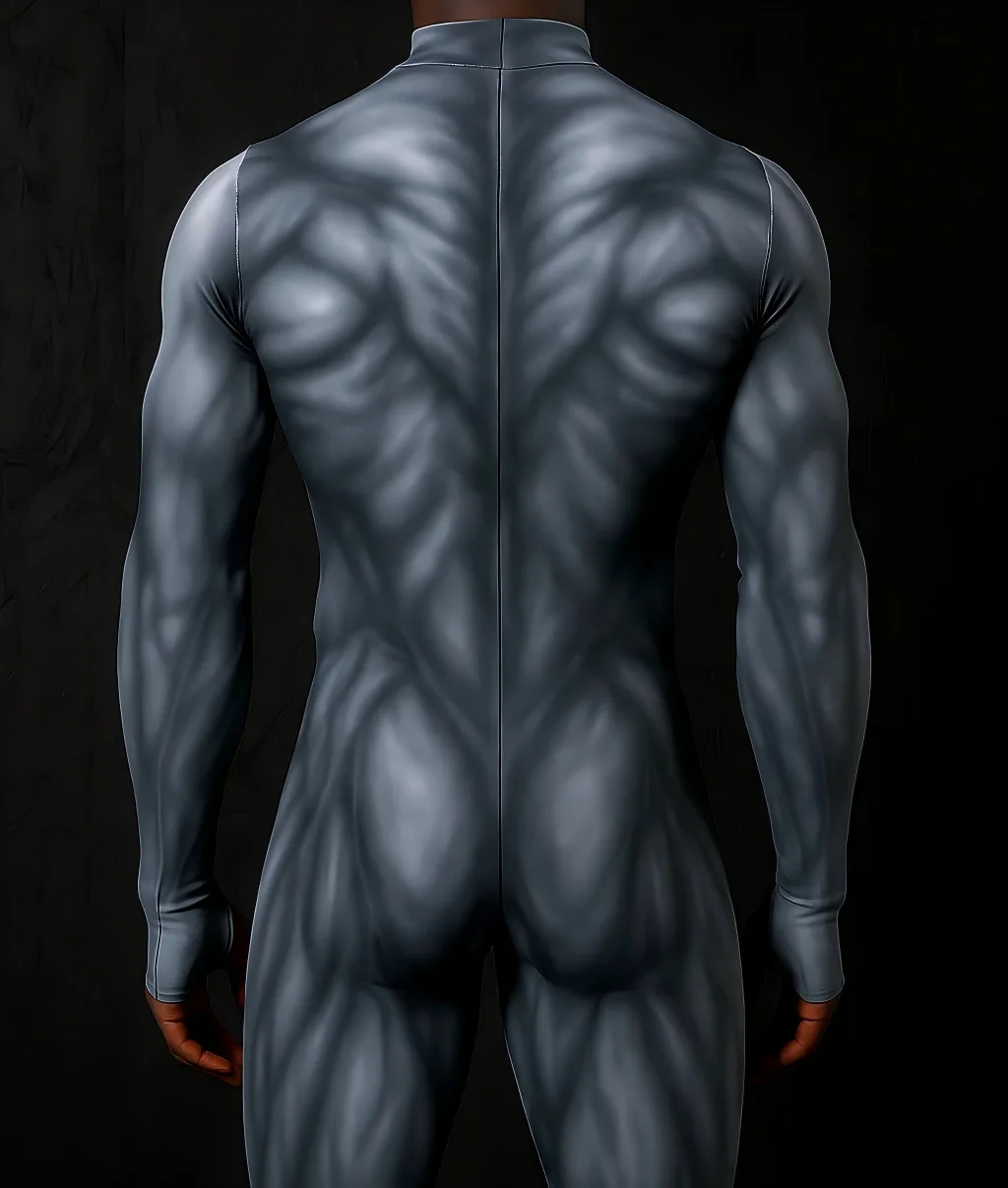 Herren Halloween Cyberpunk Jumpsuit 3D Digitaldruck Roboter Zentai Erwachsenen Cosplay Catsuit Bodysuit Karneval Rennrad Kostüm – Detail 21