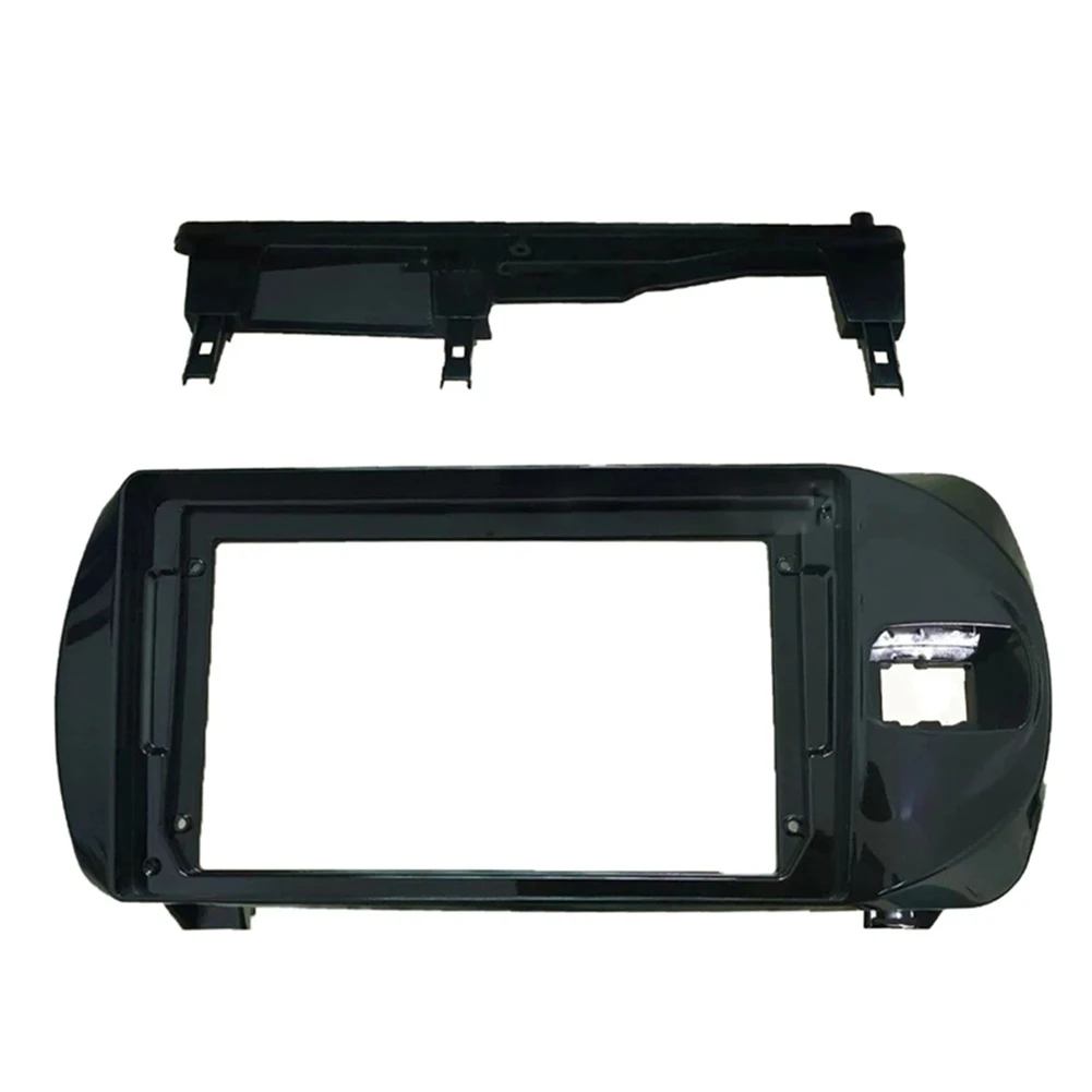 Car Radio Fascia for Toyota Vitz 3 2014-2020 DVD Stereo Frame Plate Adapter Mounting Dash Installation Bezel Trim Kit