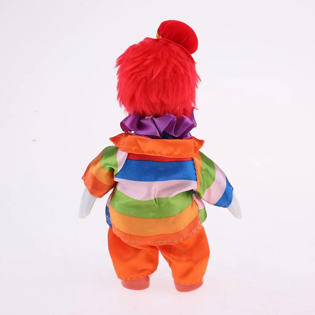 Porcelain Clown Dolls Articulated Figurine Doll Model for Home Decoration and Halloween Party Accessory