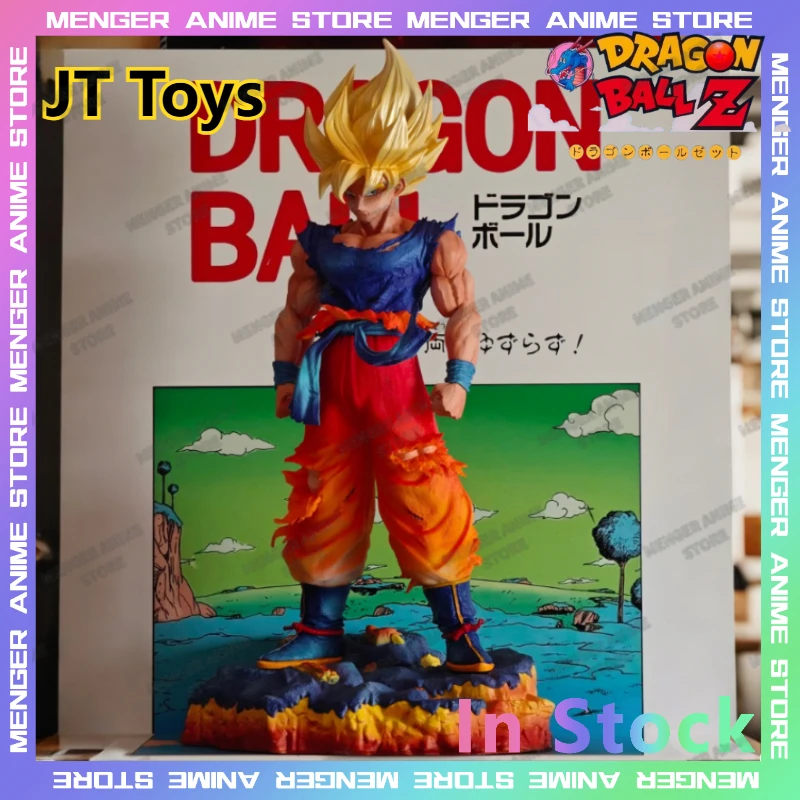 

JT Toys Dragon Ball Z Son Goku Super Saiyan SSJ1 35cm Single Figure Statue Model Anime Gift Box Collectible Home Decor Toy Gifts