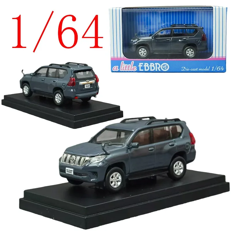 

EBBRO литой под давлением масштаб 1/64 Toyota, модель автомобиля из сплава, Toyota Prado, внедорожник, серый игровой автомобиль, игрушка для мальчика, подарок, оригинальная коробка