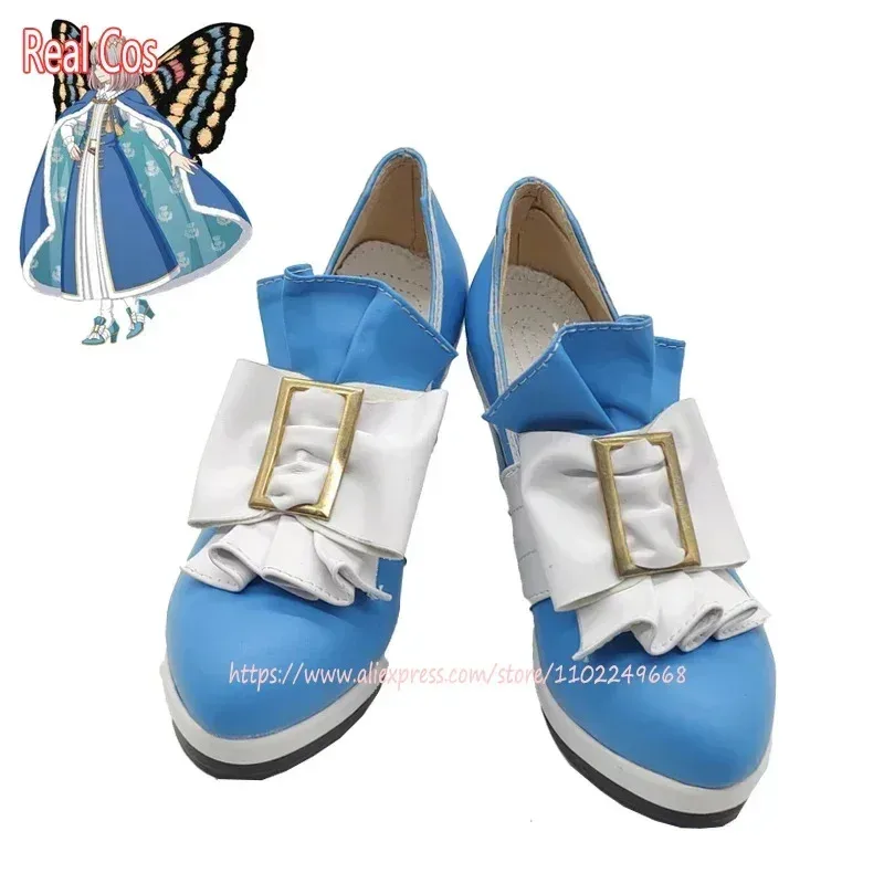 

Game FGO Fate Grand Order Oberon Vortigern Cosplay Shoes PU Leather Shoes Halloween Carnival Boots Cosplay Props Custom Made