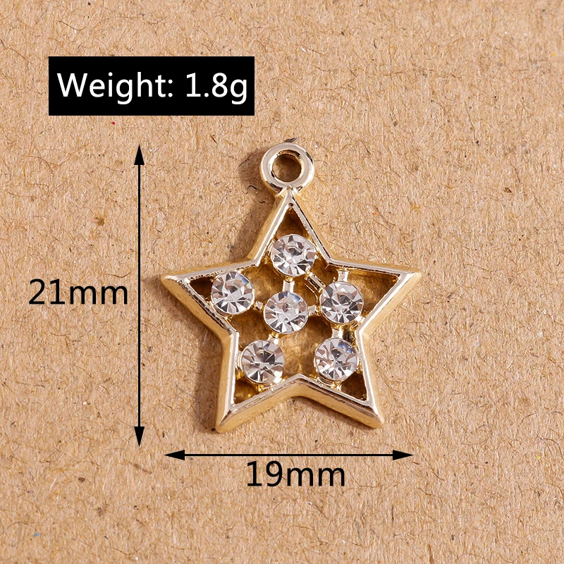 10 stücke zarte Kristall frucht Kirsche Anhänger Charms für Schmuck machen DIY Halsketten Ohrringe Zubehör liefert – Detail 35