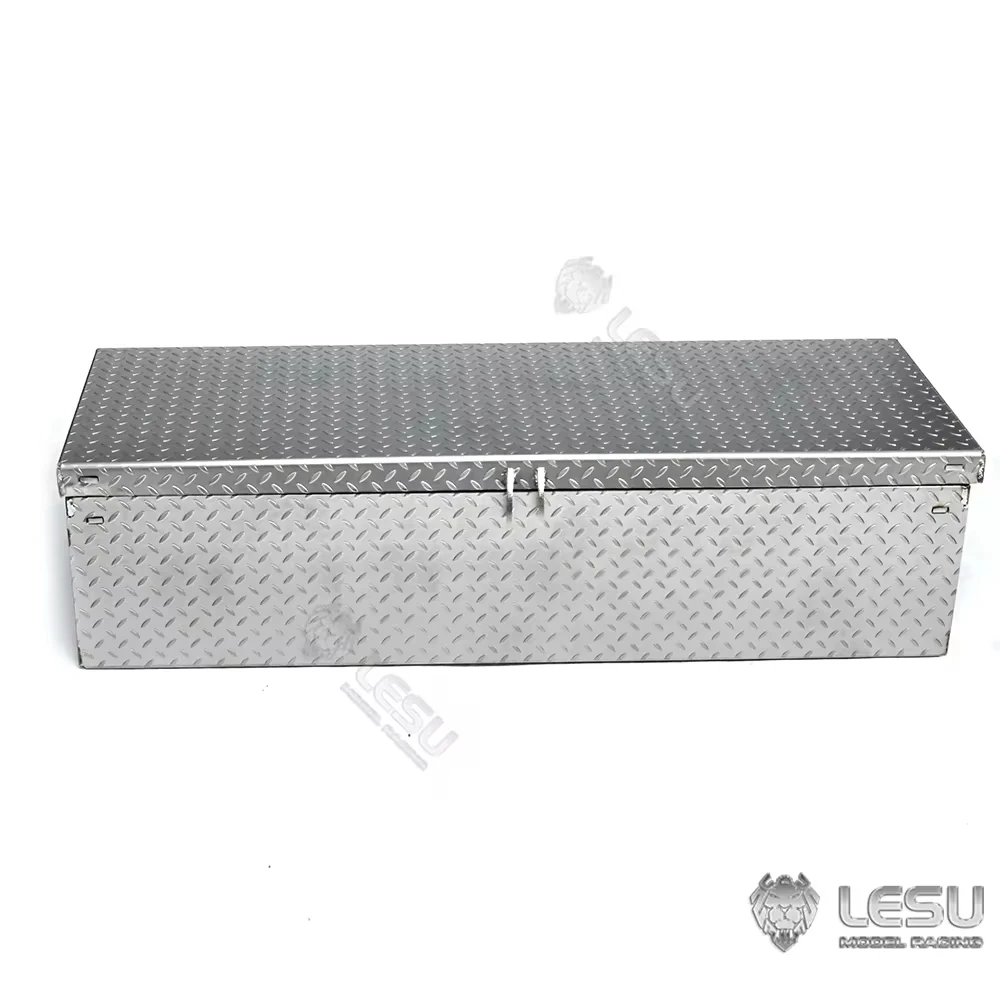 1/14th  Scale Tool Box LESU Metal Battery Box Toolbox Toolkit for 1/10 RC Off-road Vehicles 4*4 RAVE-UM406 DIY Model Accessory