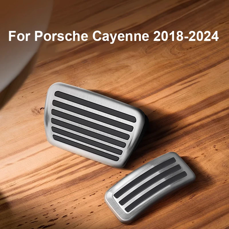 

For Porsche Cayenne 2018 2020 2021 2022 2023 2024 Car Styling Accessories Foot Rest Accelerator Fuel Gas Pedal Brake Pedal Cover