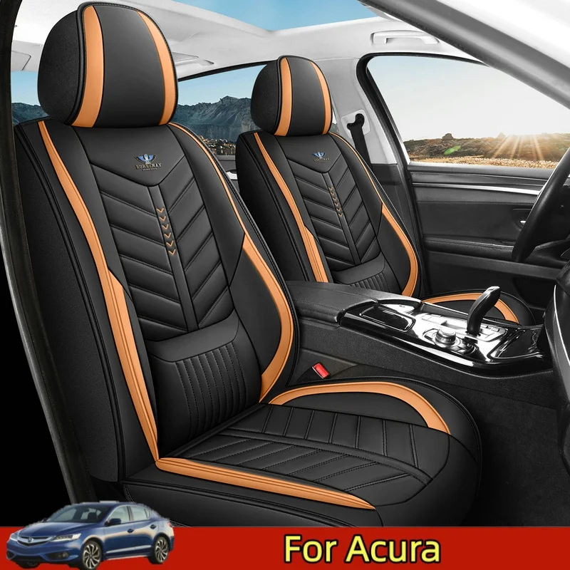

Чехол на автомобильное сиденье Acura, водонепроницаемый, из искусственной кожи, дышащий, мягкий, удобный, с полным запахом, чехол на сиденье