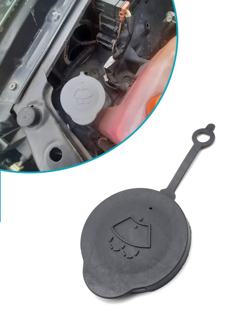 For Nissan Micra K13 2011-2016 Windscreen Wiper Washer Fluid Reservoir Cap 28913-1HA3A Wiper Washer Water Tank Bottle Lid Decor