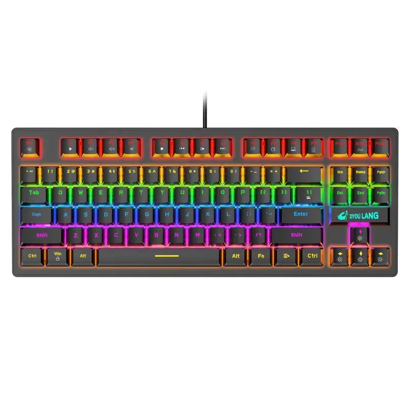 

K2 punk mechanical keyboard 87-key game competitive office notebook e-sports keyboard cross-border Amazon