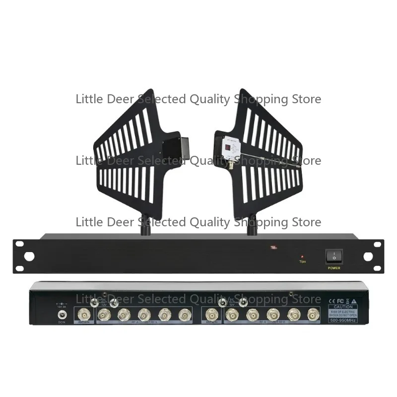 Professional Ultra-wide UHF Antenna Wireless Microphone Antenna Distribution Amplifier System UA844 UA845