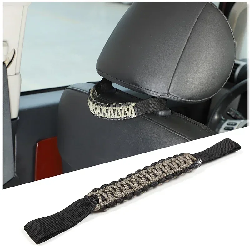 For Toyota FJ Cruiser 2007-2021 Oxford Cloth Car Headrest Grab Handle Seat Armrest Rope Car Accessories(Various Colors)