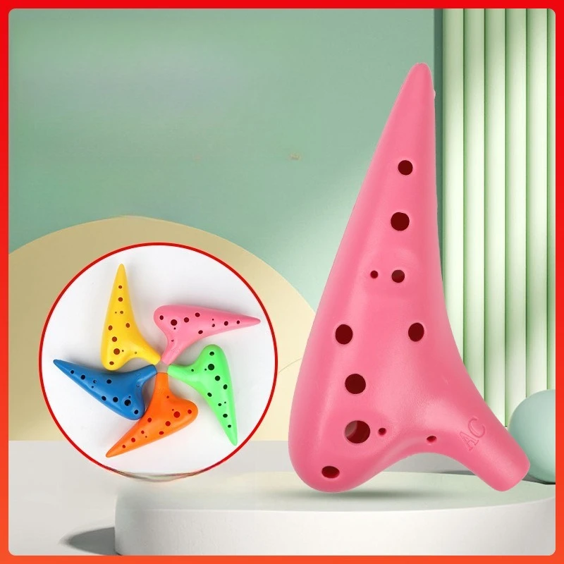 

Ocarina Resin 12-hole AC Key Ocarina Alto C Key Ocarina Campus Instrument Ocarina