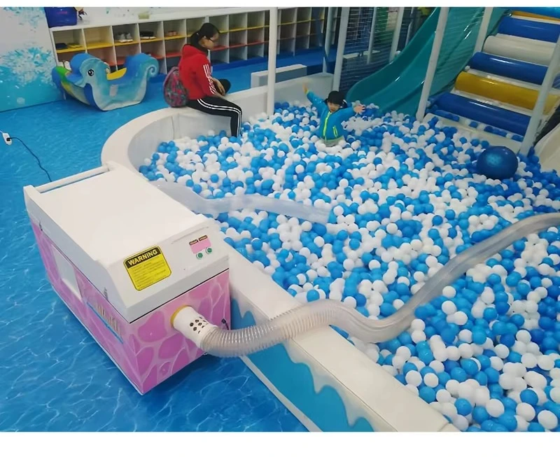 Commercial Children's Indoor Playground Ocean Ball Washing Machine Plastic Balls Pit Cleaner and Disinfection for School Use
