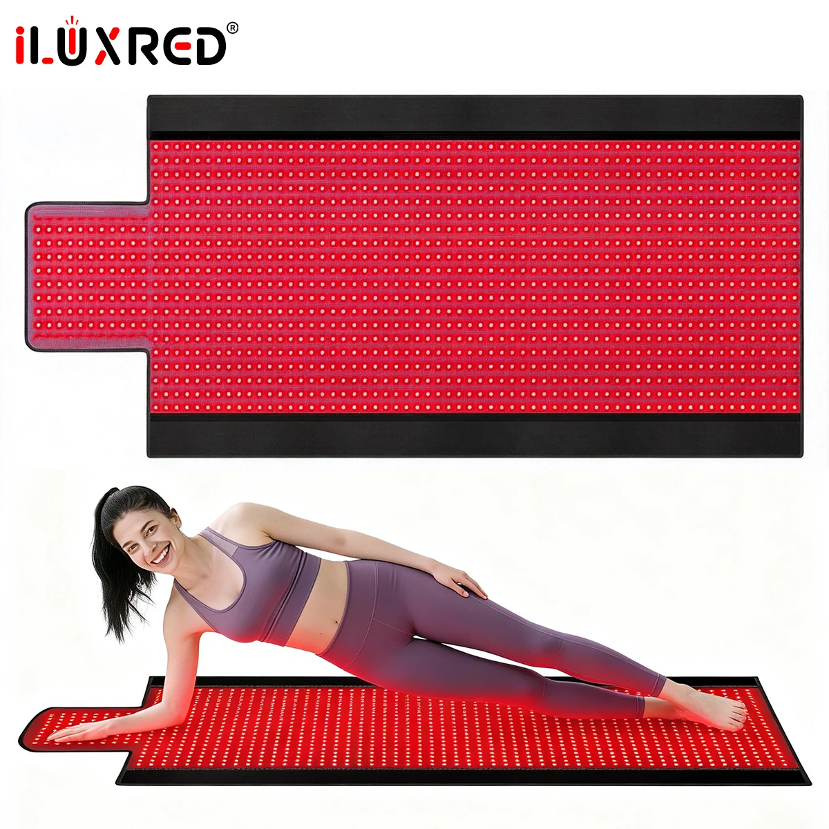 

Red Light Therapy Mat, 180x80cm/70.8x31.5 Inch 660nm 850nm Full Body LED Therapy Blanket, Pain Relief Home Sauna Mat