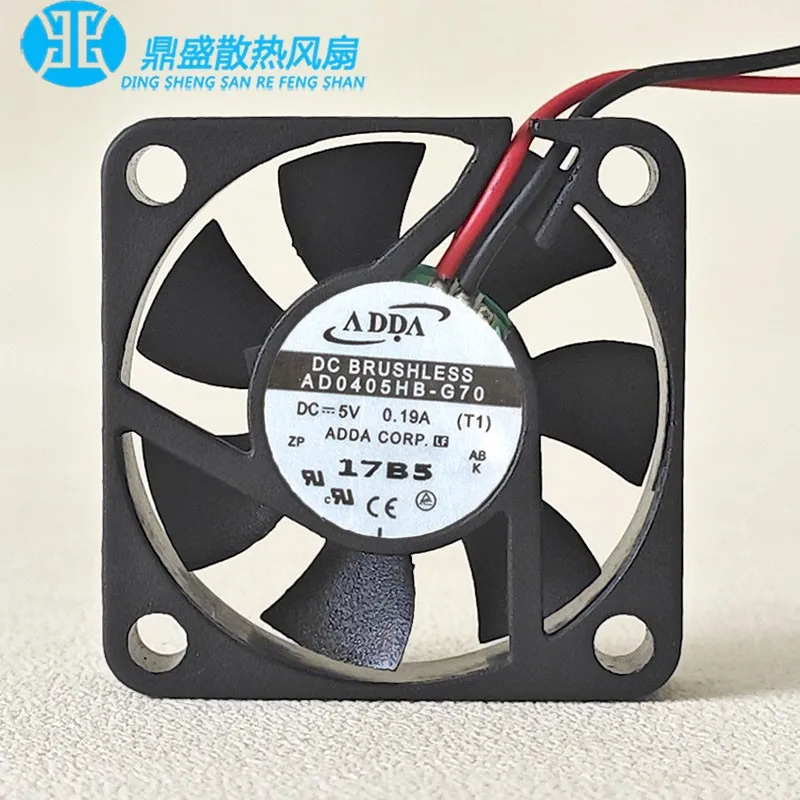 1pcs * AD0405HB-G70 ORIGINAL NEW COOLING FAN 5V 0.19A 4010 40*40*10mm RADIATOR