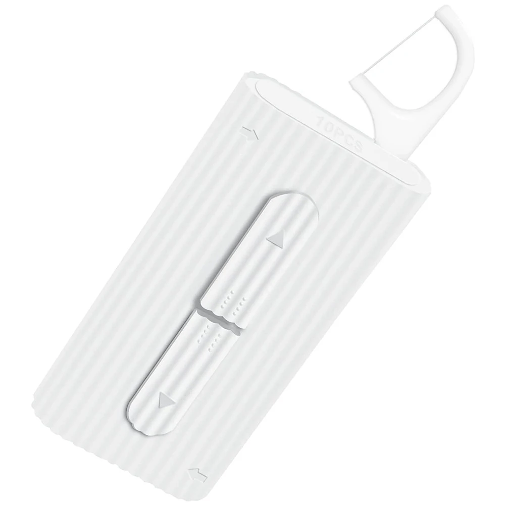 

1 Floss Stick Refillable Flosser Portable Picks Tooth Care Travel Clean Between Teeth Ergonomic Handle