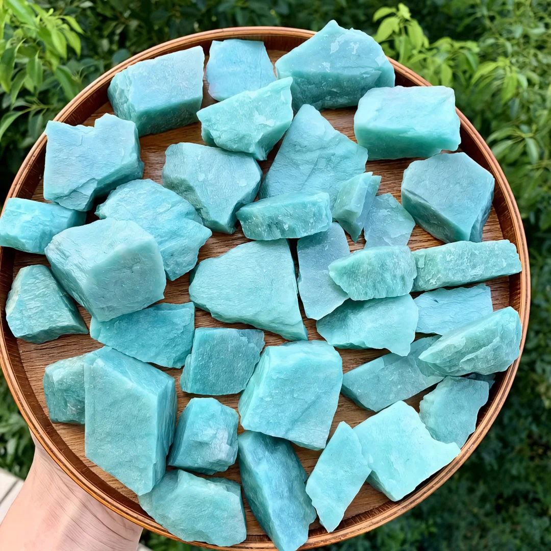 Amazonite Rough Stones - Natur - Jewelry Making Desk ulasan dan harga