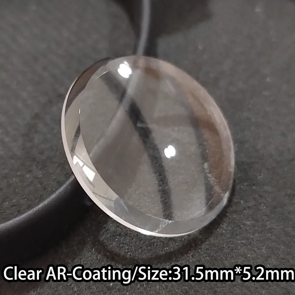 31.5 مللي متر ساعة زجاج الياقوت سميكة 3/5.3/5.2/5.5 مللي متر رقيقة الحدود/حدود سميكة ساعة رجالي الزجاج استبدال الملحقات أجزاء