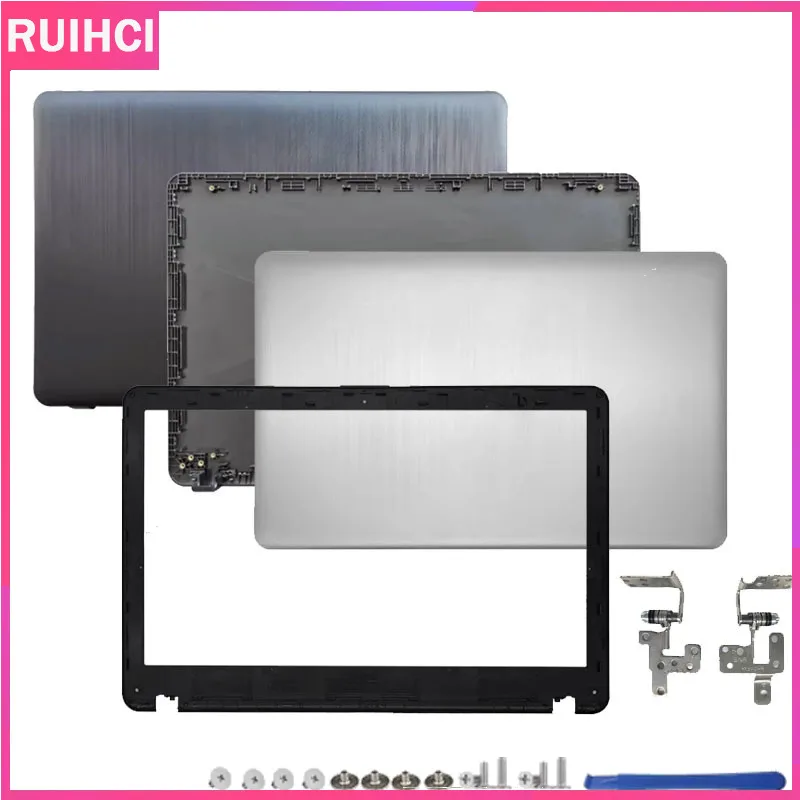 New For ASUS X543 X543M X500 X500U X500UB LCD Back Cover Front Bezel Hinges Rear LId Top Case 15.6 Inch