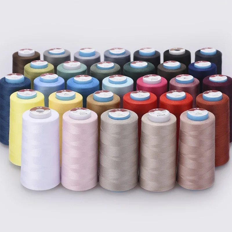 3000 Yard 40S/2 Sewing Thread for Stitching High Quality Spool Embroidery Polyester Thread for Household and Sewing Machine