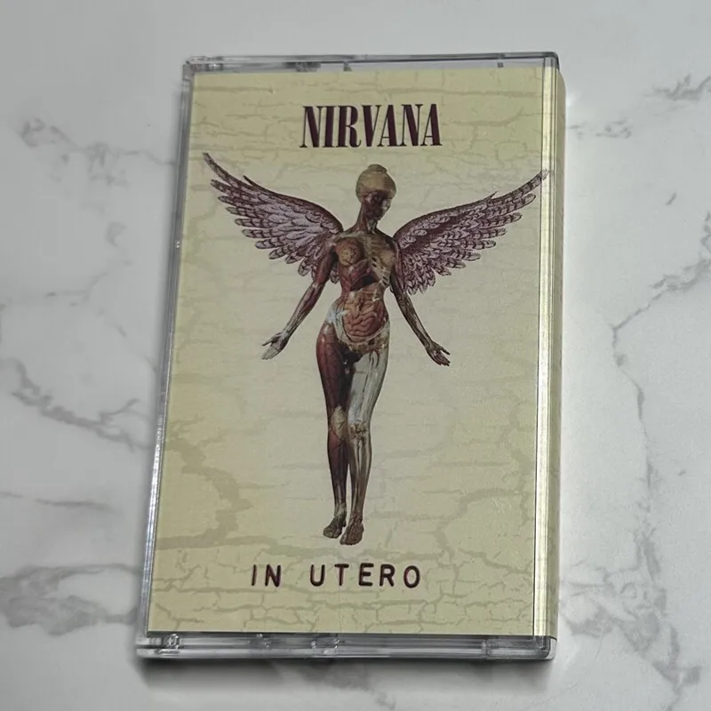 

Кассета Nirvana in Utero, альбом в стиле гранж-альтернатив-рок, ретро-коллекционная аудиокассета, идеальный подарок для любителей рока