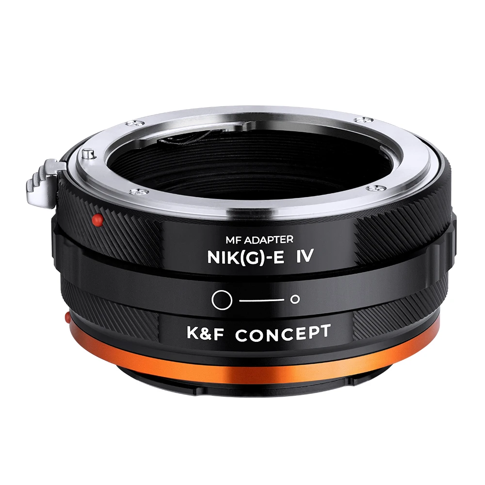 

K&F Concept NIK(G)-E for Nikon F AI G Mount Lens to E FE Cameras Adapter Ring with Control Ring for Sony A6400 A7M3 A7R3 A7R4