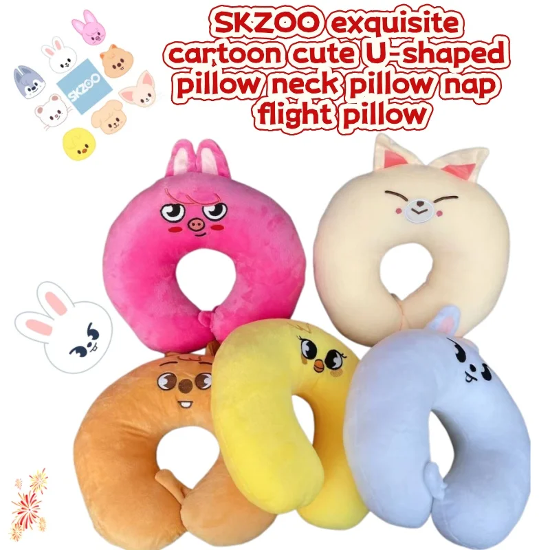 

SKZOO New Cartoon Cute U-shaped Pillow Neck Pillow Fashion Nap High Beauty Car Seat Cushion Car Pillow