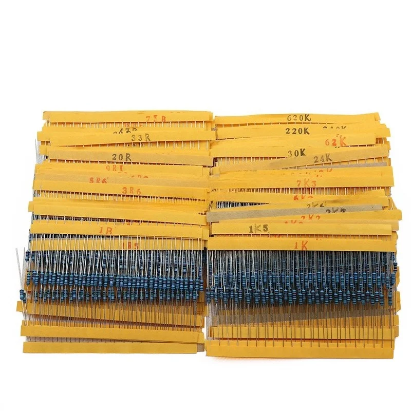 2600pcs-025w-metal-film-resistor-kit-130-values-x20pcs-1-4w-assortment