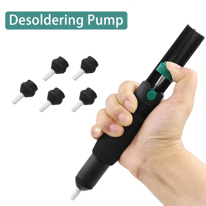 

Hand Welding Tools Plastic Powerful Desoldering Pump Suction Tin Vacuum Soldering Iron Desolder Gun Soldering Sucker Pen Removal