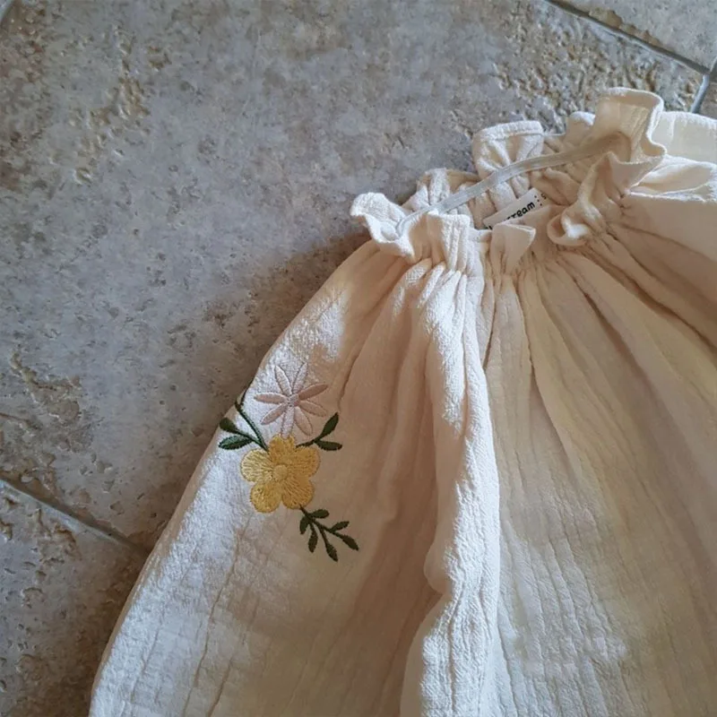 Spring Autumn Newborn Infant Embroidery Flower Bottoming Shirt Girl Baby Ruffle Plaid Long Sleeve T-shirt Children Cotton Tops