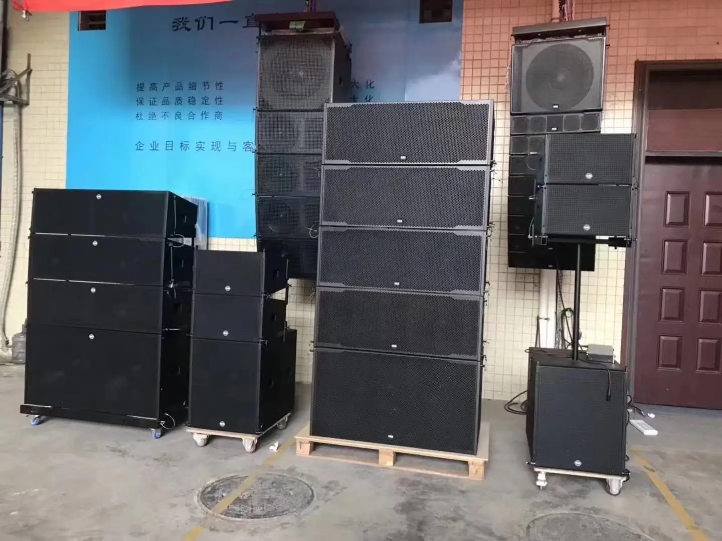 Professional Passive 10inch line array speaker, using at outdoor show TW-10 & TW-18SUB