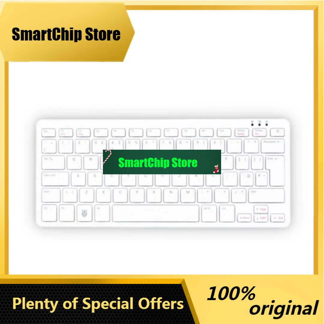 SmCpOriginal Raspberry Pi 500 Keyboard Computer Laptop -US & UK & EU Version Desktop Kit,2.4GHz Quad-core Processor 8GB RAM, Dua