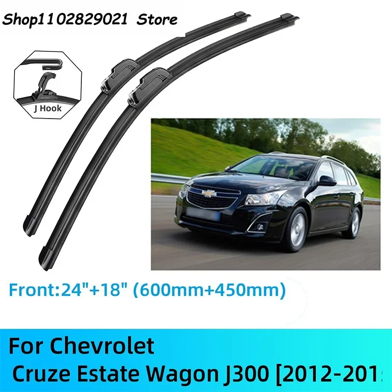 

For Chevrolet Cruze Estate Wagon J300 Front Rear Wiper Blades Brushes Cutter Accessories J U Hook 2012-2015 2012 2013 2014 2015