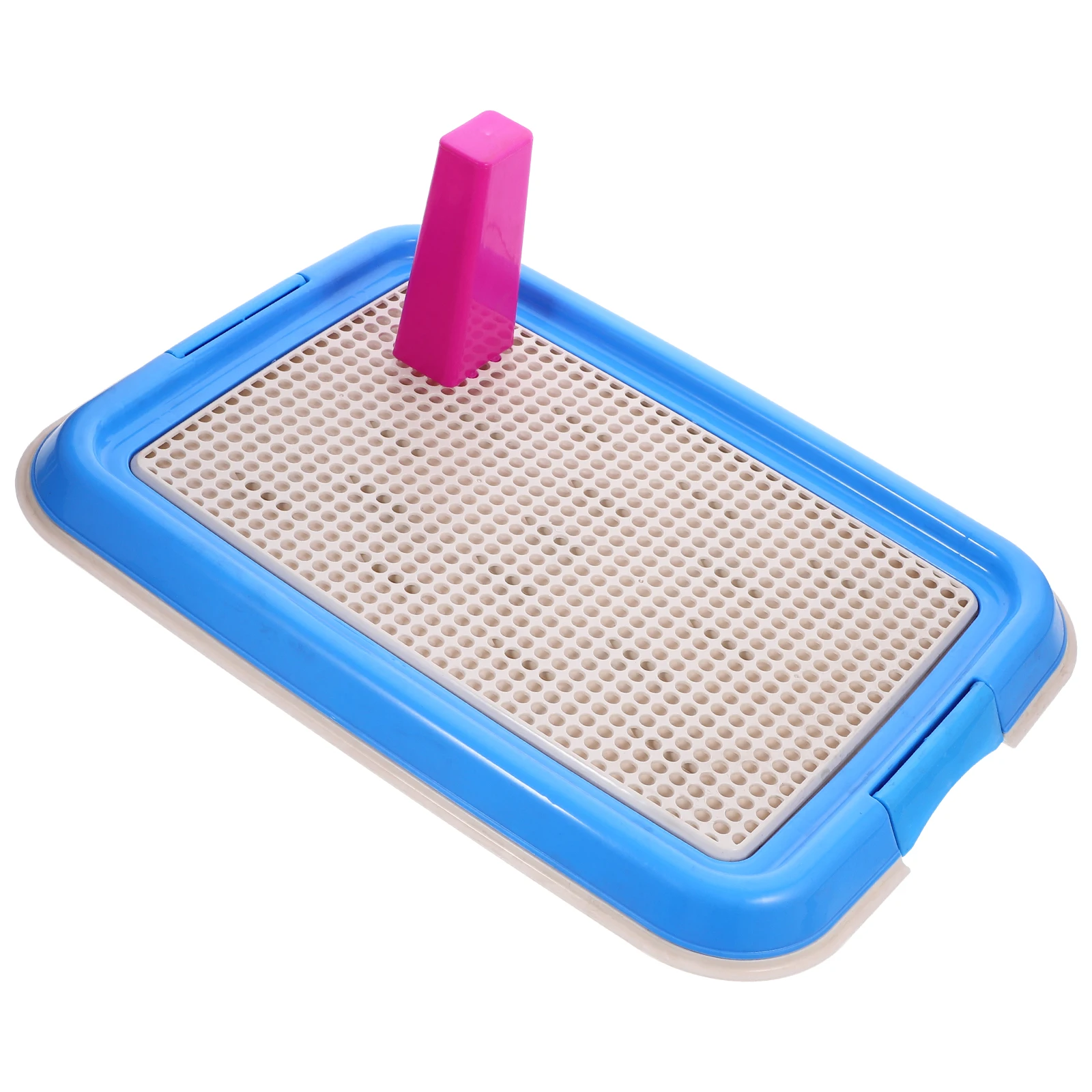 

Puppy Toilet Dog Potty Tray Indoor Anti-Slip Plastic Pet Toilet Lightweight Mesh Design Leak-Proof Portable Cage Bedpan For Home