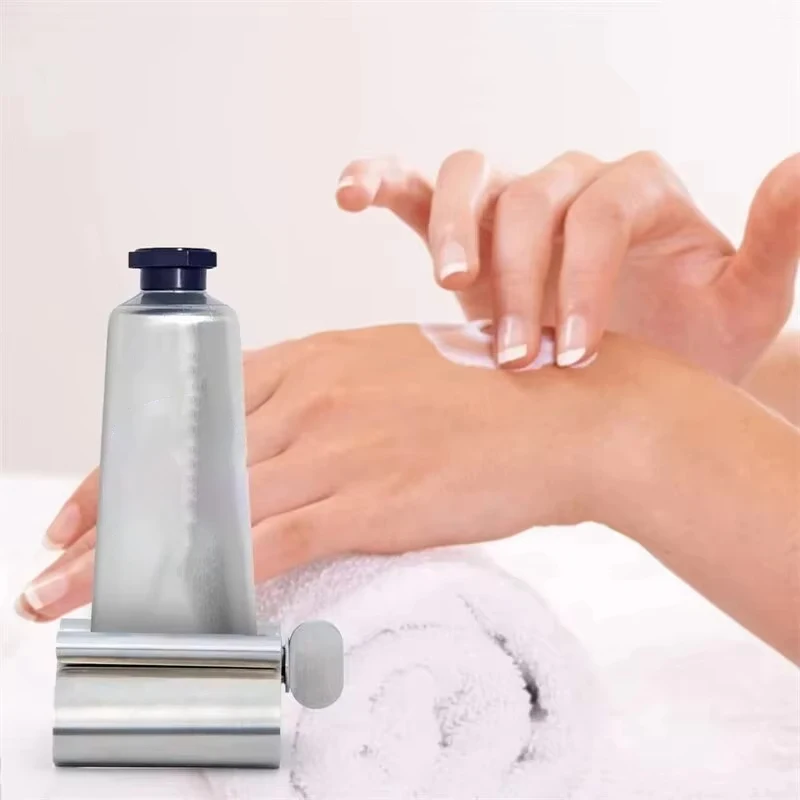 Picture 5: Bathroom Accessories Toothpaste Squeezer Tube Roller  Wringer Roller Rotate Dispenser for Ointments Cosmetics
