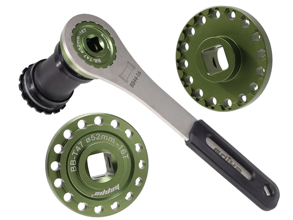 HEPPE Fahrrad T47 Tretlager Installation und Entfernung Schlüssel Fahrrad Tretlager Schlüssel für 52mm 16T T47 BB Reparatur – Detail 14