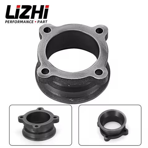 2.5" to 3" V-Band Turbo Downpipe Exhaust Flange Adapter 4 Bolts CONVERSION KIT LZ4830