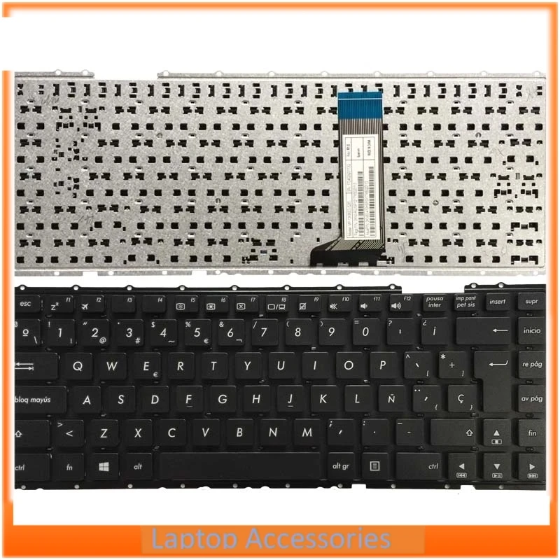 Испанская/латинская клавиатура для ноутбука Asus X451 X455 X454 R455 A455L F455 X451C X451CA X451MA X451MAV A455 A450 X403M W419L SP/LA Испанская/латинская клавиатура для ноутбука Asus X451 X455 X454 R455 A455L F455 X451C X451CA X451MA X451MAV A455 A450 X403M W419L SP/LA
