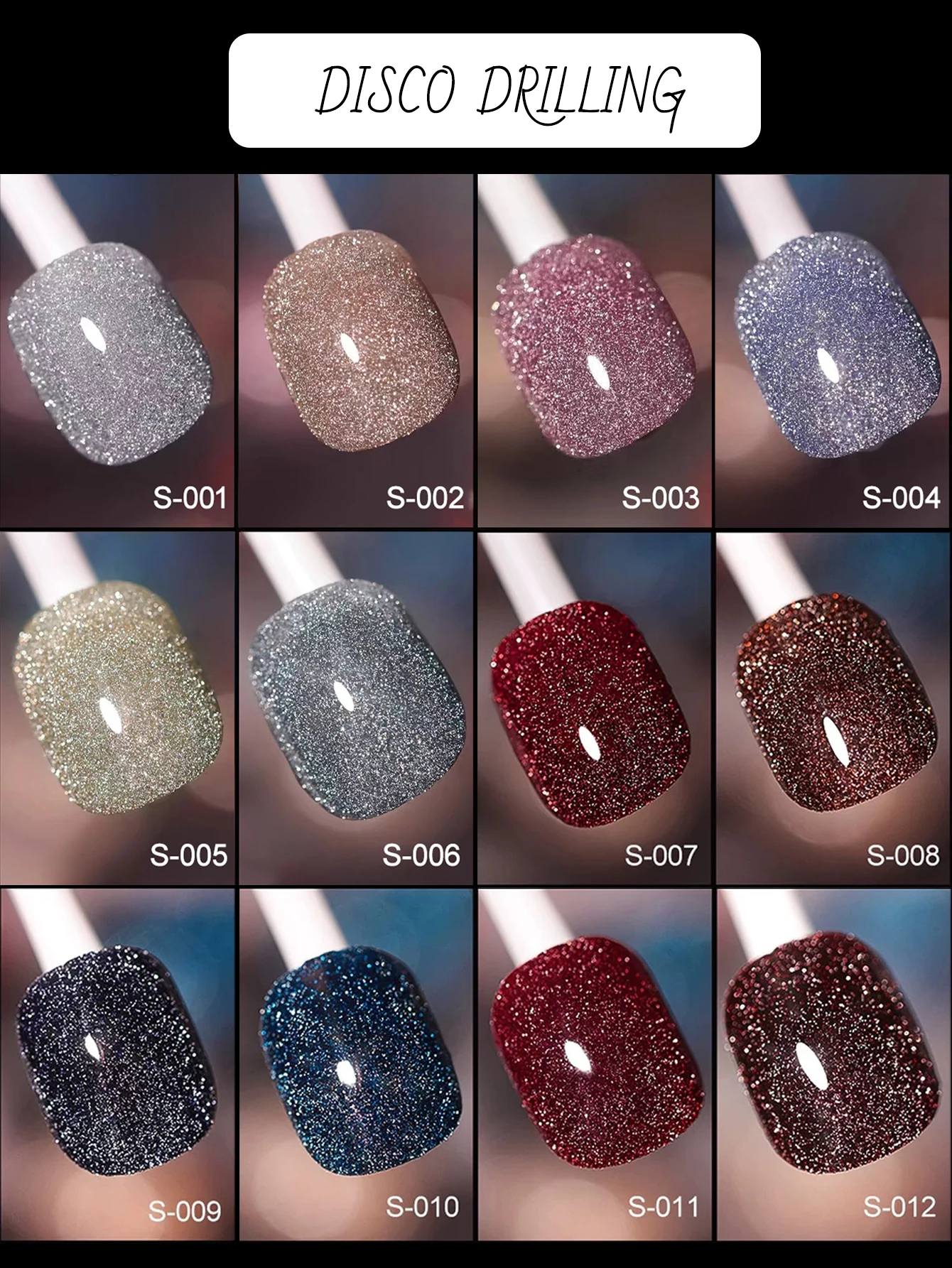 12 ミリリットル 1 個夏秋爪赤きらびやかなダイヤモンドメイラードジェルネイルポリッシュ白爪ピンク爪ネイル用品