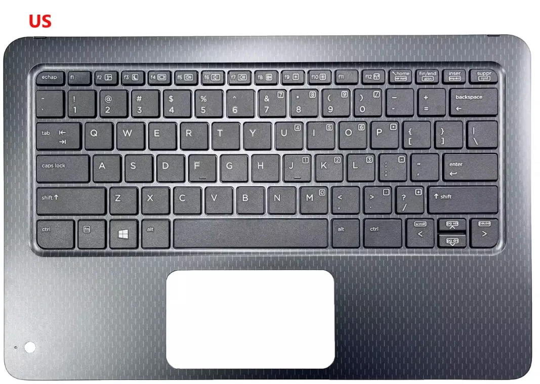 YUEBEISHENG nuovo/Org per HP Probook ProBook X360 11 G1 G2 EE Palmrest US Latin Russian keyboard Cover superiore