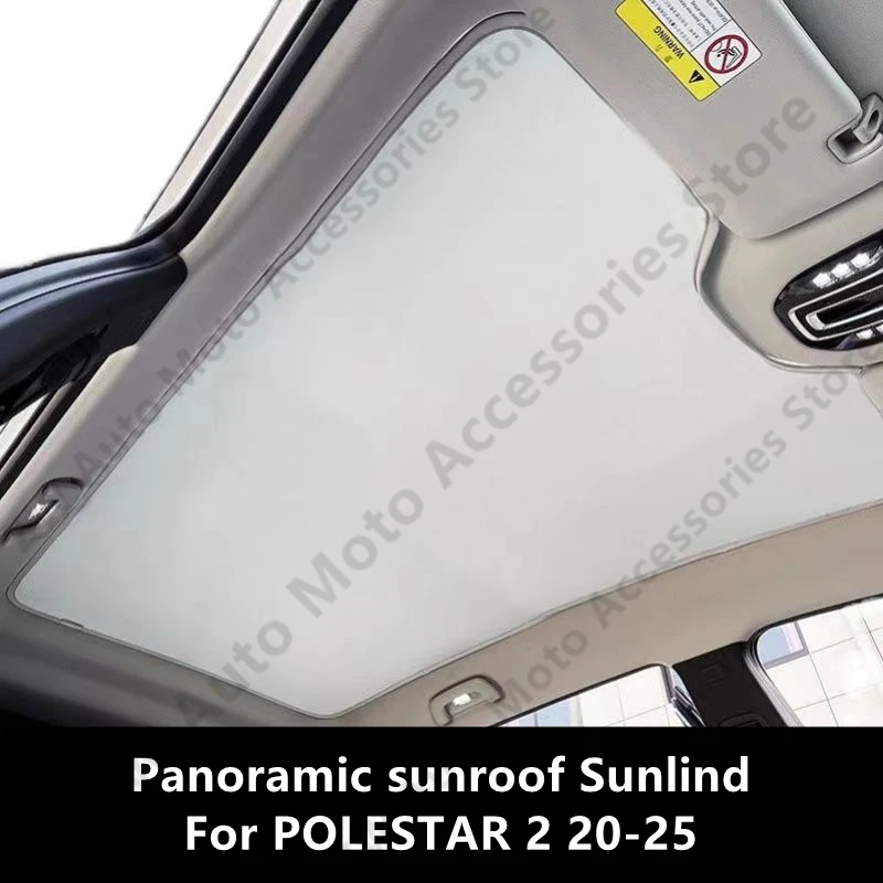 

For POLESTAR 2 20-25 Panoramic sunroof Sunlind,Car Interior Thermal Insulation And Sun Protection Accessories Refit