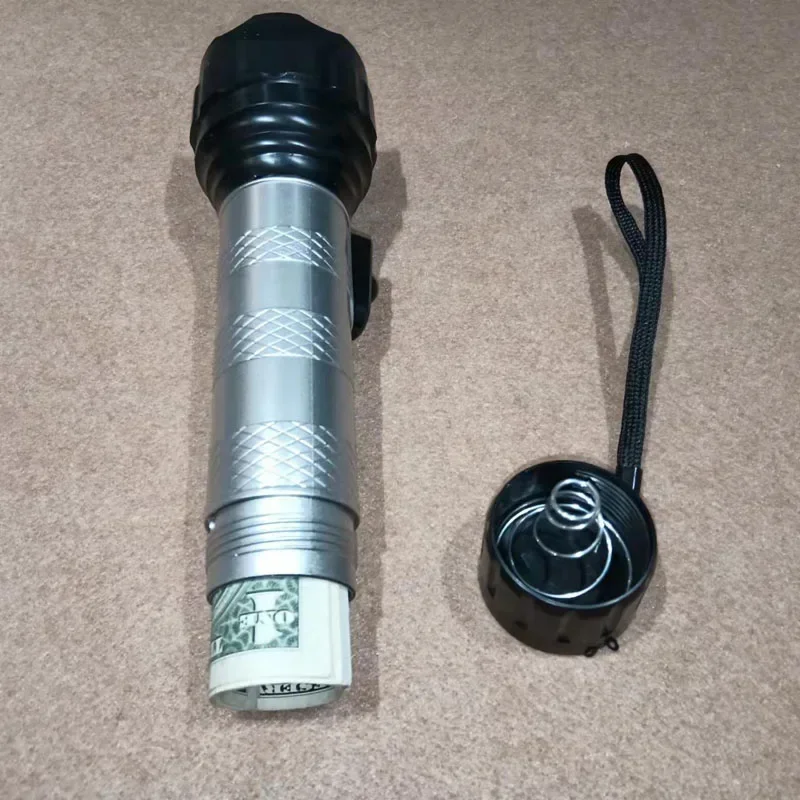 NUOVO salvadanaio privato di grande volume Stash Hider Diversion segreta Torcia a LED sicura Può essere sicuro per nascondere denaro Strumenti di gioielli