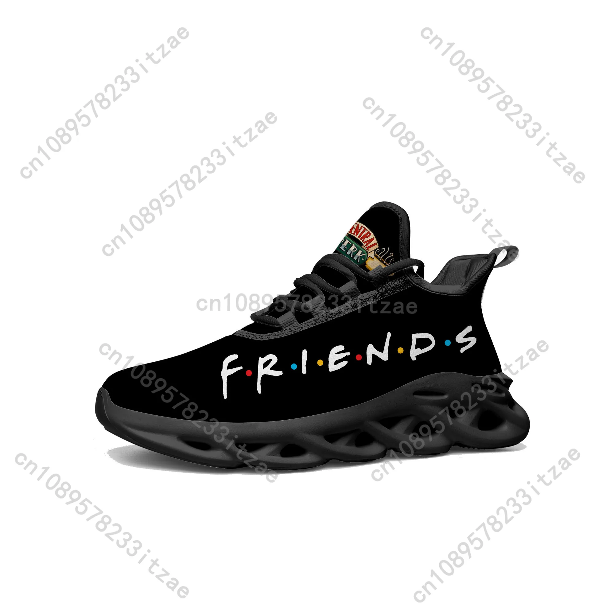 

Friends TV Show Central Perk Coffee Flats Sneakers Mens Womens Sports Running Shoes High Quality DIY Sneaker customization Shoe