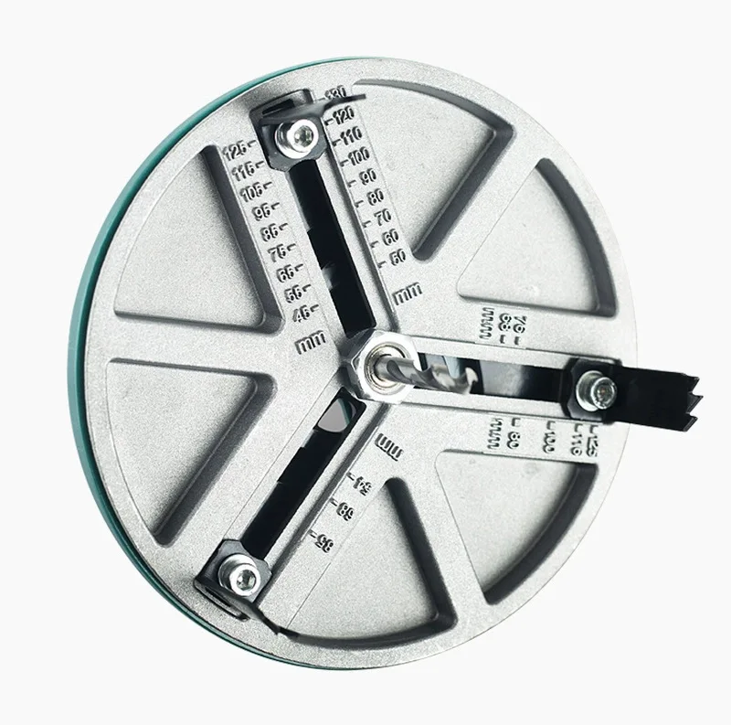 Adjustable Round Hole Saw Tool Adjustable Hole Saw Diameter 45mm-130mm Woodworking Cutting Tools Hole Opener Punching safety