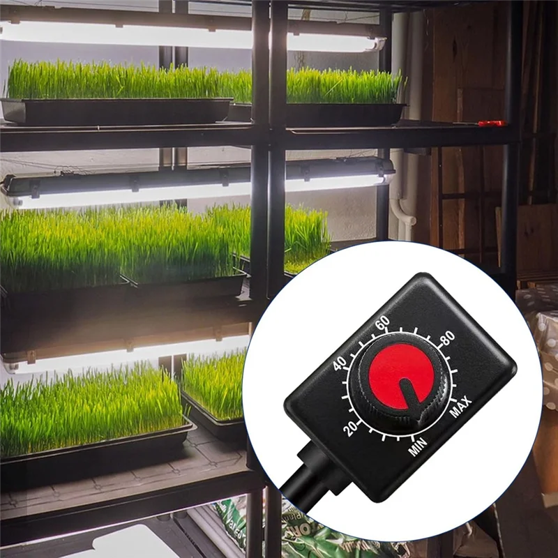 

ABUL-6Pack DC 0/1-10V Knob LED Dimmer, Mini LED Dimmer Knob With Rotary Control Switch Low Voltage Passive Dimmer PWM Dimming