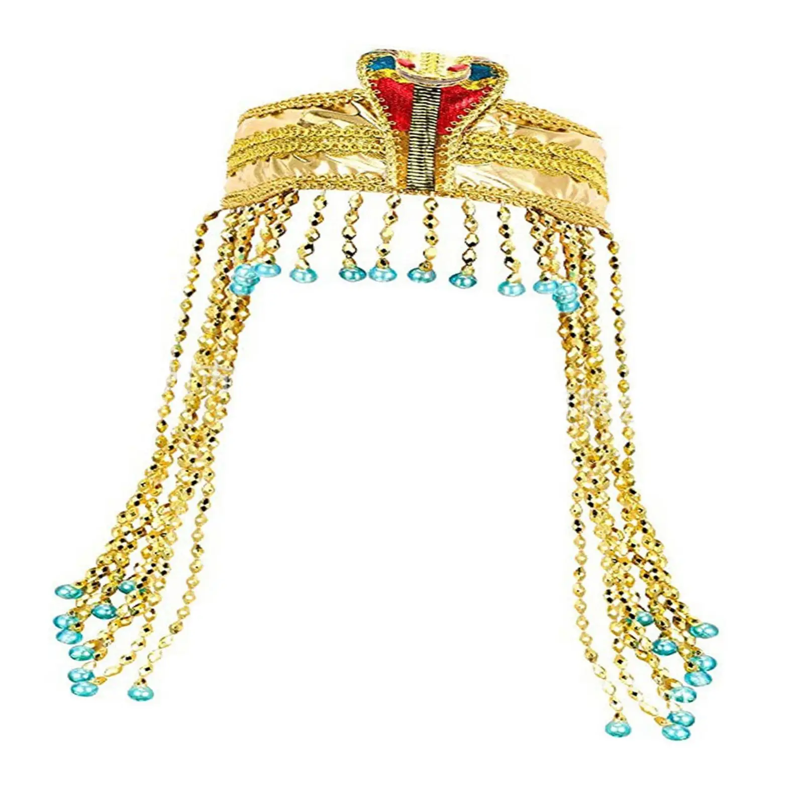 Antique Egypt Queen Headdress Snake Headband Crown Fashion for Stage Performance