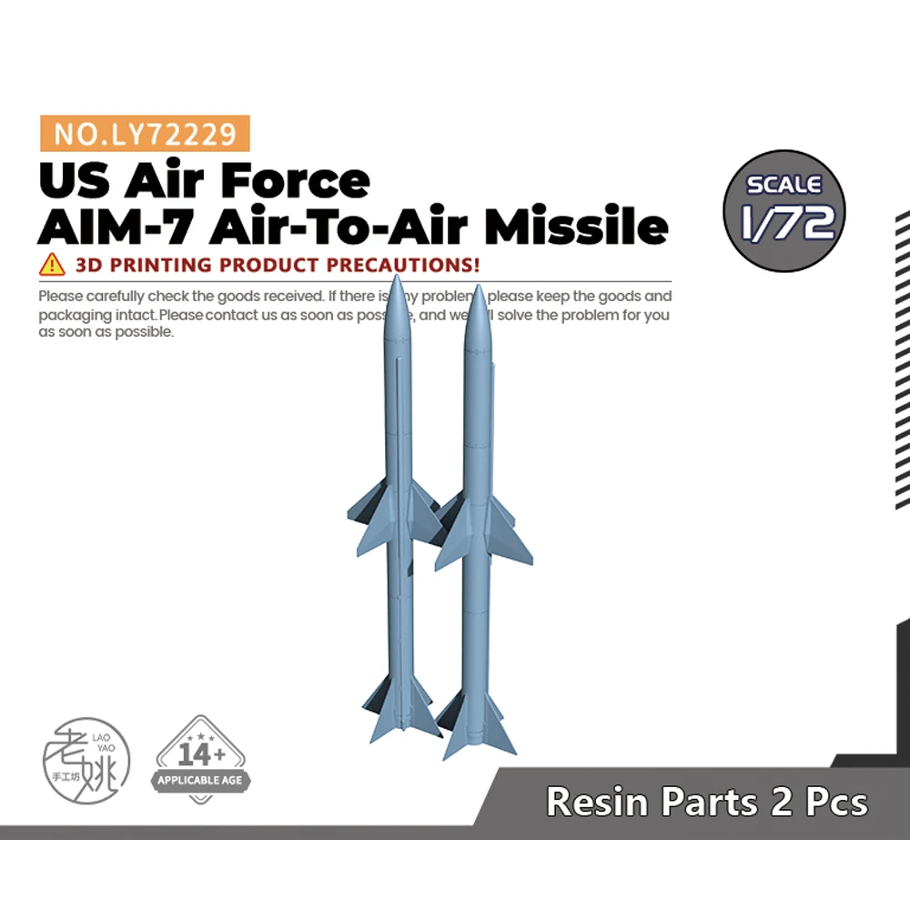 Yao\'s Studio LY229 Model upgrade Parts US Air Force AIM-7 Air-To-Air Missile