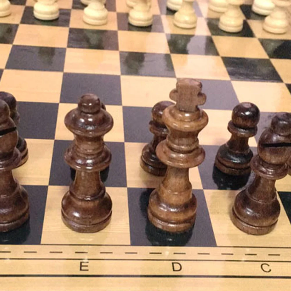 مجموعة شطرنج عالمية مغناطيسية خشبية قابلة للطي، لعبة شطرنج على الطاولة، مجموعة شطرنج للسفر للأطفال والكبار