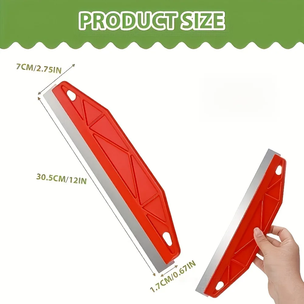 Heavy-Duty Plastic Paint Edge Guard |Stainless Steel and Plastic Paint Protector with Non-Slip Handle and Precision Cutting Edge image 3